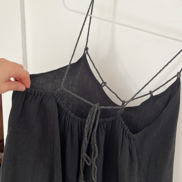 Tigani Lux Linen Moss Dress 1.0 - Picture 5 of 13